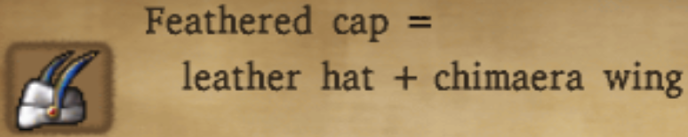 Feathered Cap Alchemy Recipe
